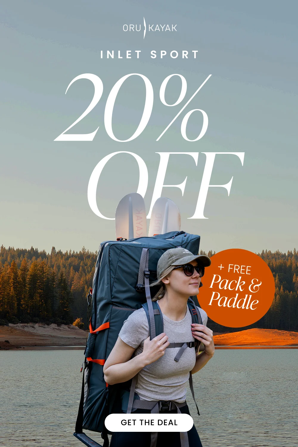 Inlet Sport: 20% Off + Free Pack & Paddle Inlet Sport: 20% Off + Free Pack & Paddle