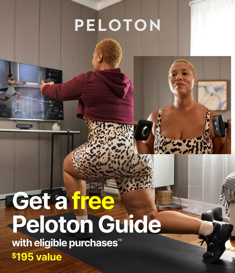 Get a free Peloton Guide with eligible purchases, $195 value