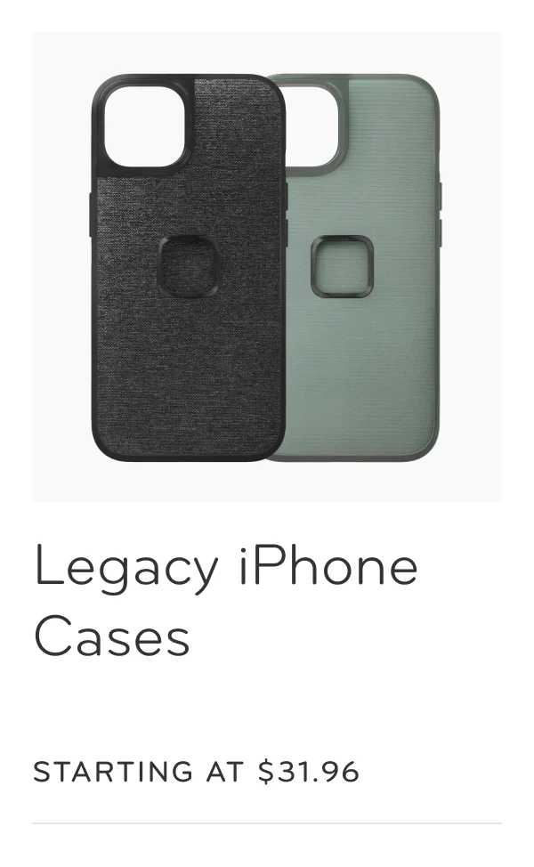 Legacy iPhone cases