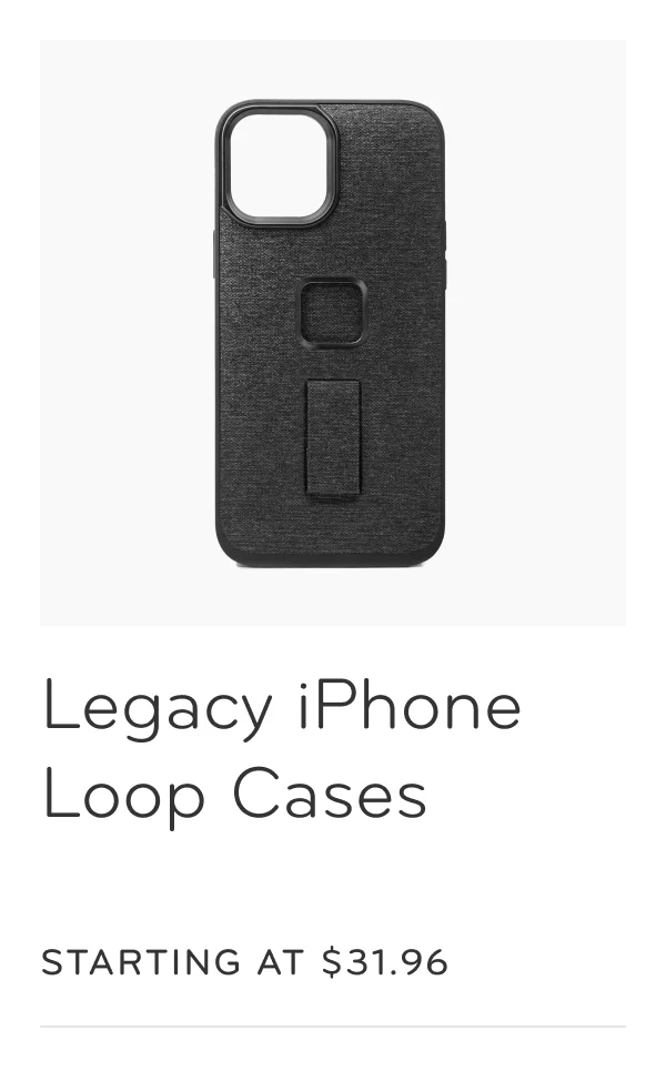 Legacy iPhone Loop cases
