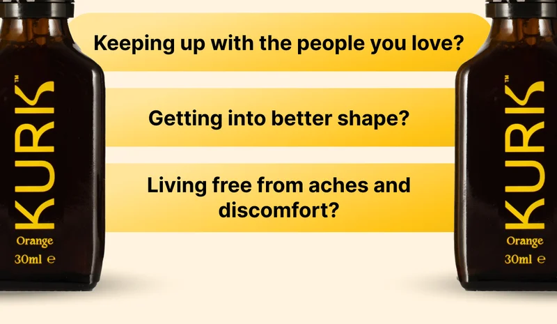✔️ Keeping up with the people you love?  ✔️ Getting into better shape? ✔️ Living free from aches and discomfort?