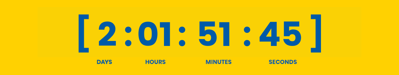 Countdown to discount code Day!