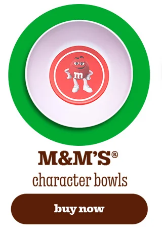 M&M'S CHARACTER BOWLS