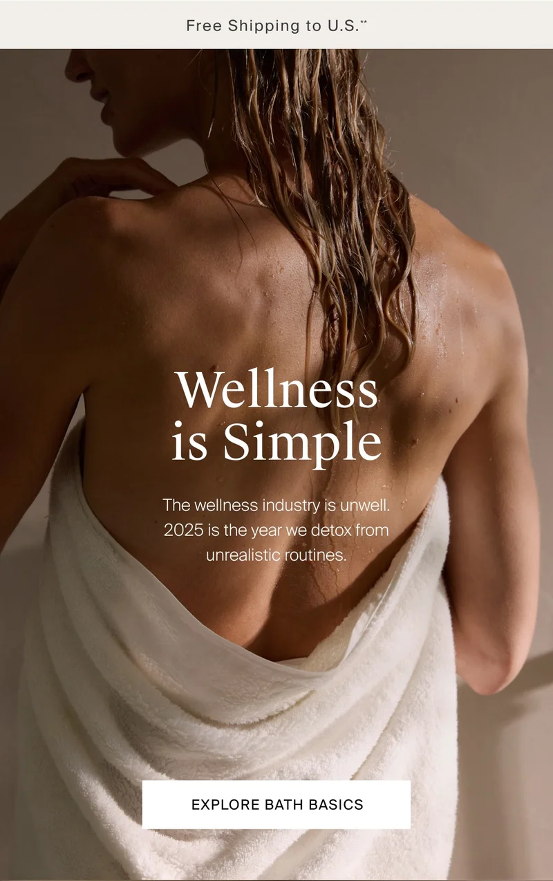 Wellness is simple. Explore bath basics.