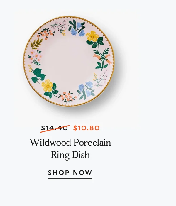 wildwood Porcelain Ring Dish