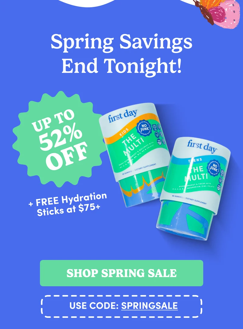 Spring Savings End tonight!