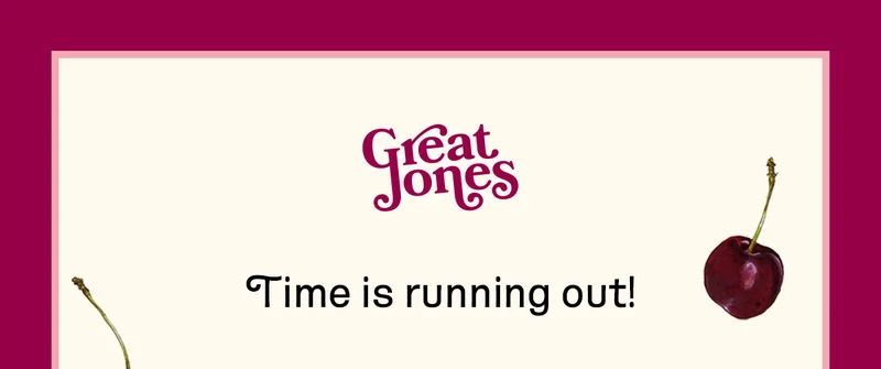 Time is running out!
