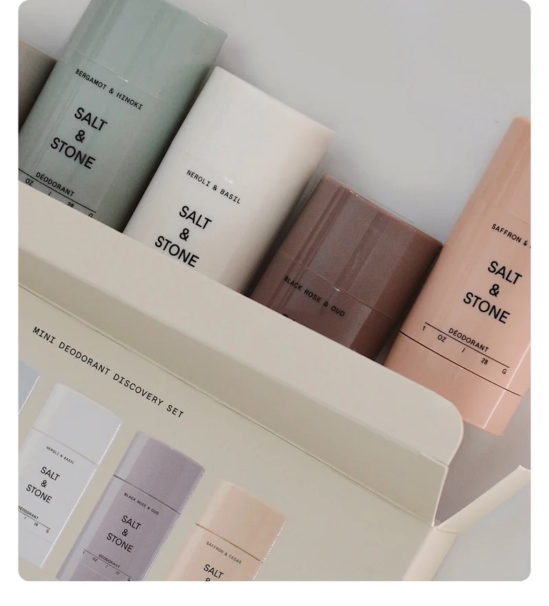 A CAN’T-MISS MINI A new scent joins the Mini Deodorant Discovery Set soon.  Sign up and be first to know when it’s here. SIGN UP
