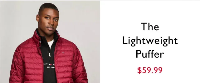 The lightweight puffer $59.99
