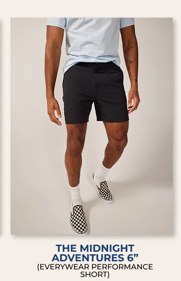 Everywear Performance Short: The Midnight Adventures 6"