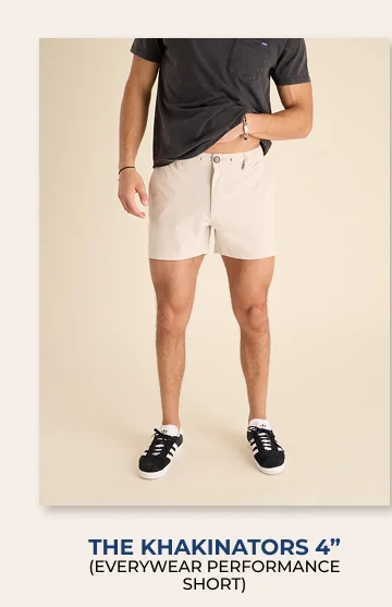 Everywear Performance Short: The Khakinators 4"