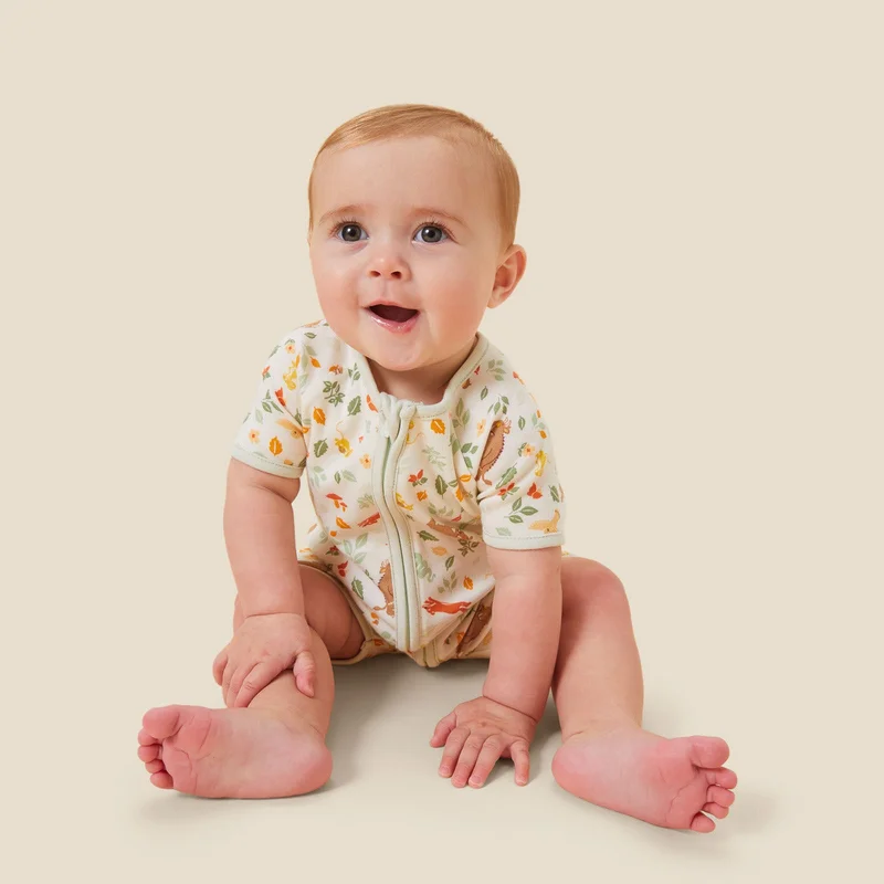 Image of Gruffalo Woodland Zip Summer Pajamas