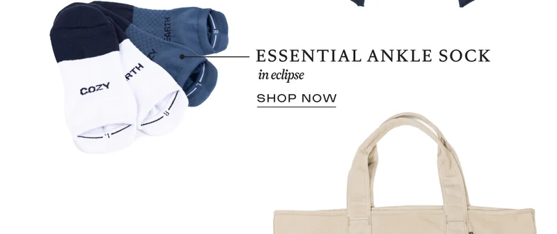Essential Ankle Sock in eclipse. Shop now!