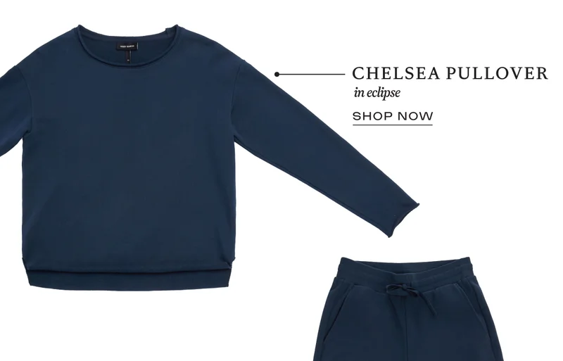 the Chelsea Pullover in eclipse. Shop now!