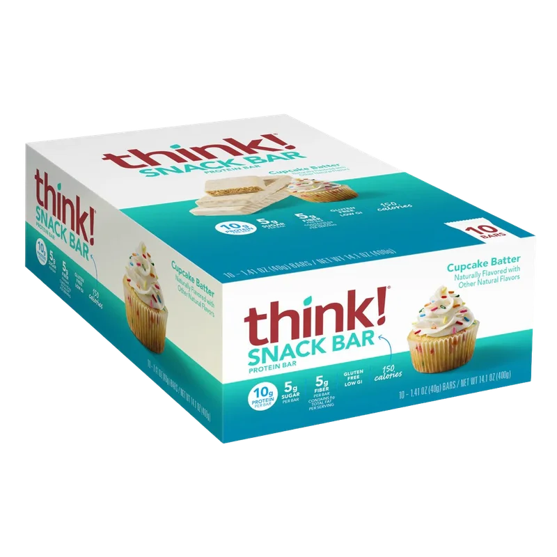 Image of Think! Cupcake Batter Protein Bar (10 CT)