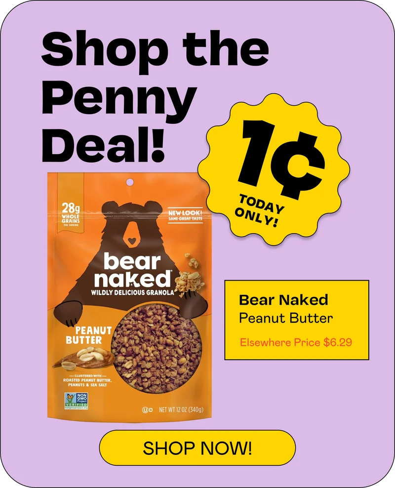 Penny Deal on Bear Naked Peanut Butter Granola