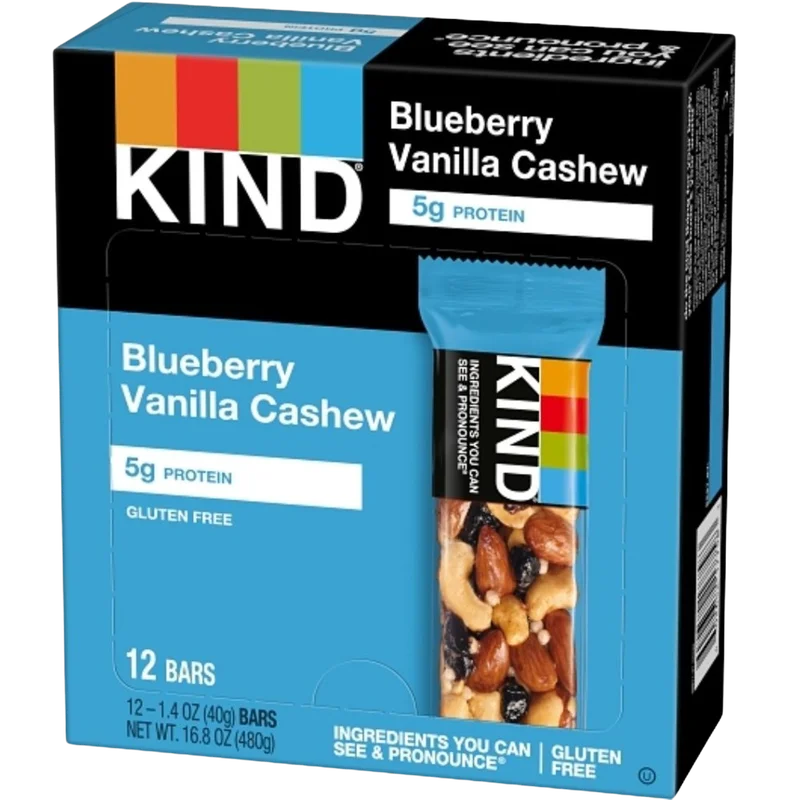 Image of KIND Blueberry Vanilla & Cashew Bars (12 CT)