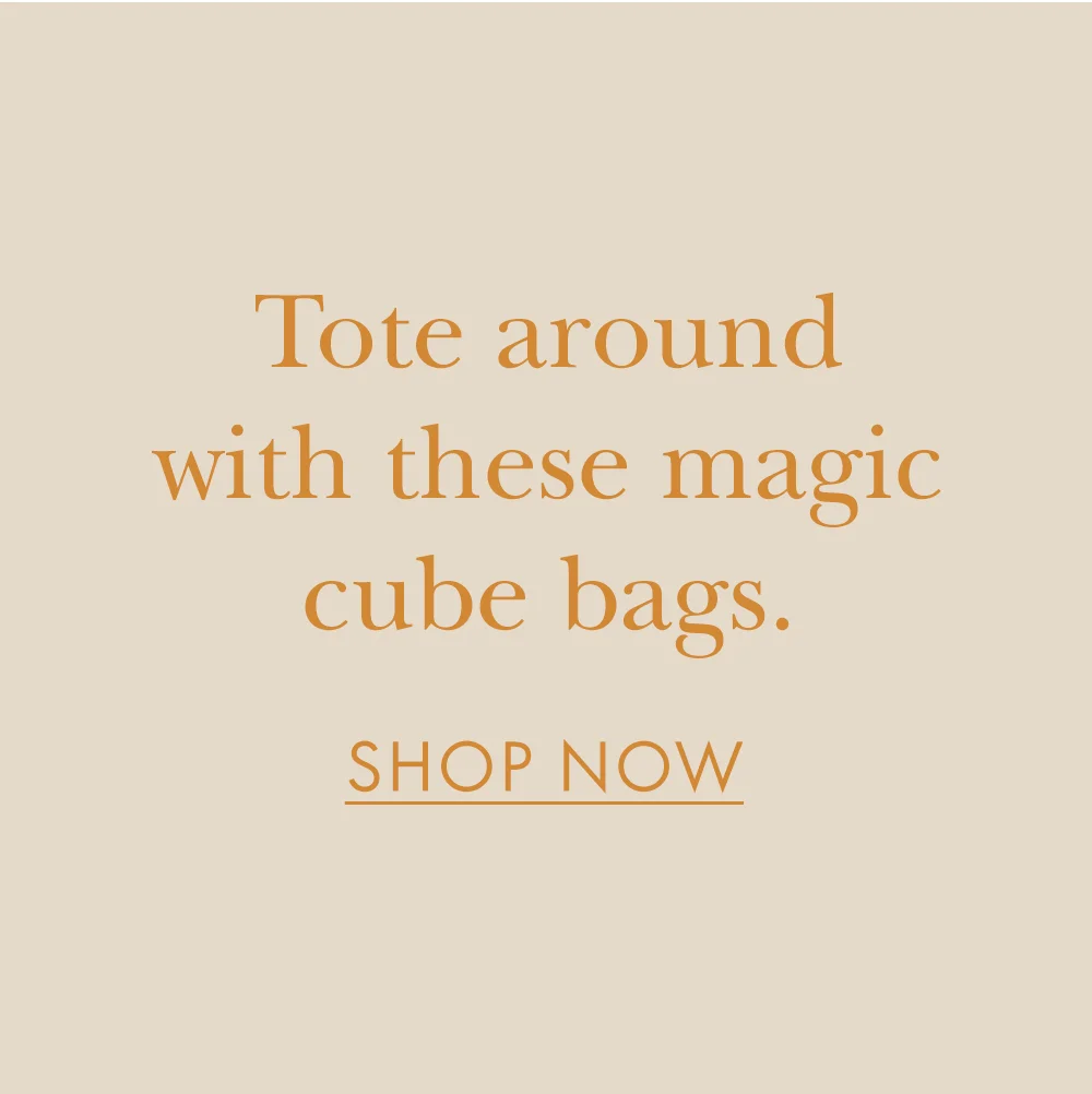 Tote around with these magic cube bags.
