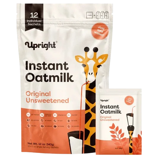 Image of Upright Oats Instant Oatmilk - Original Unsweetened (12 CT)