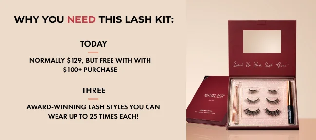 Why you need this Lash Kit: Award-winning lash styles you can wear up to 25 times each!