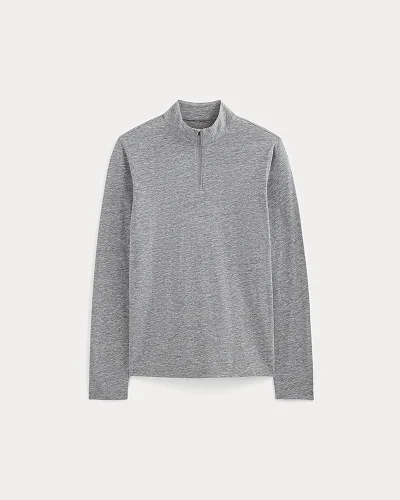 Image | The Rec Quarter-Zip | Heathered Grey