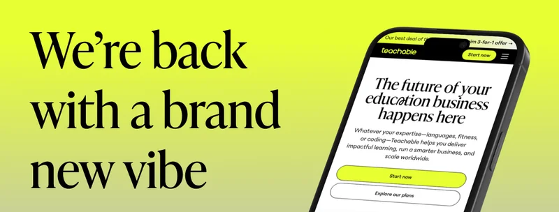 Teachable Homepage