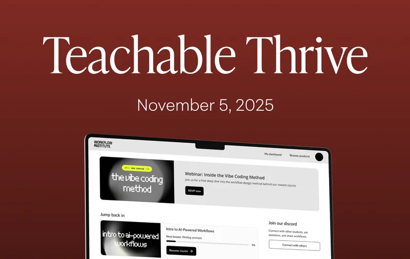 Teachable Thrive