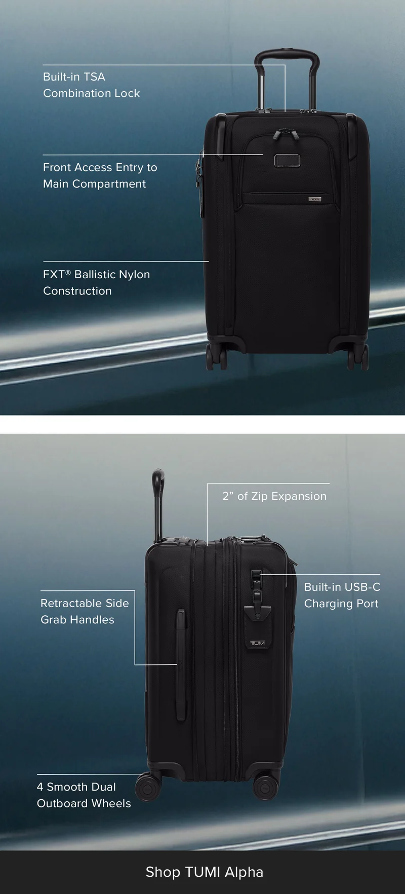 For those who demand more from every journey. More functionality, organization, and performance, reach for the Dual Access Expandable Carry-On.