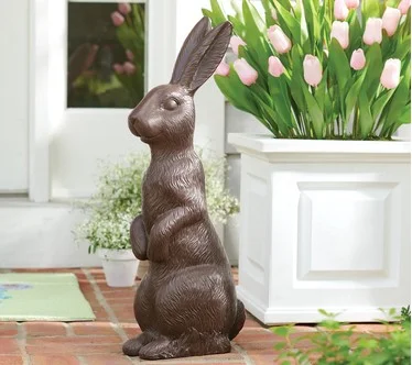 Grandin Road Chocolate Standing Bunny
