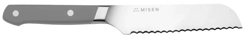 Gray Serrated Knife