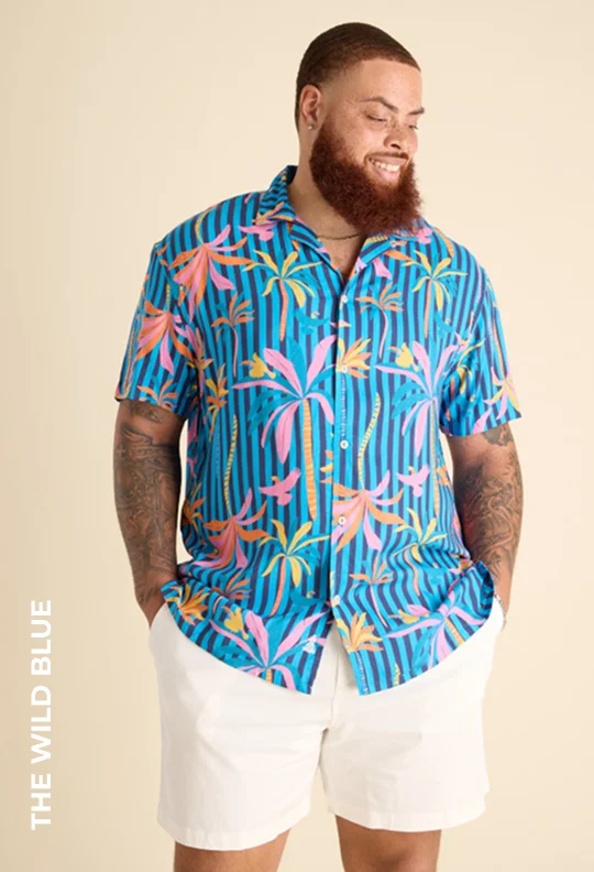 Rayon Sunday Shirt: The Wild Blue