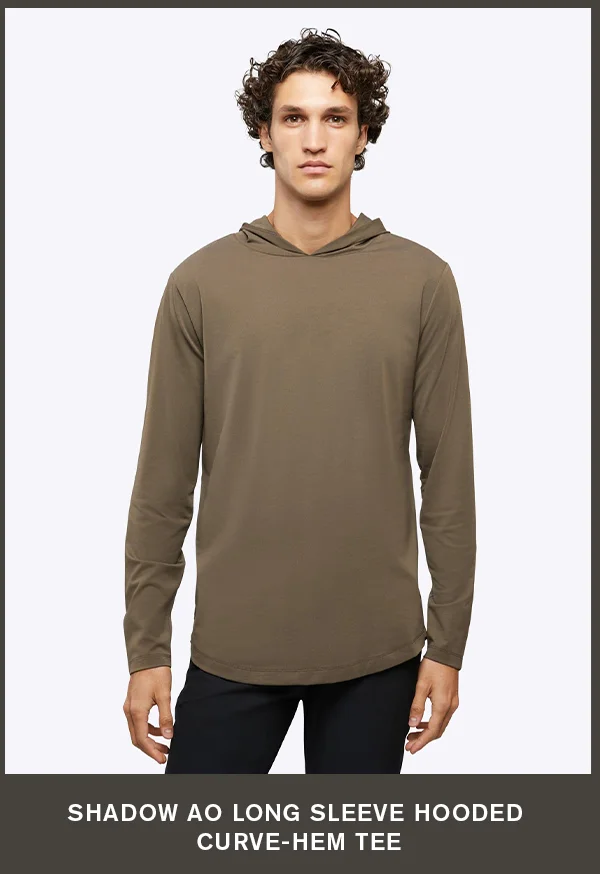 AO Long Sleeve Curve-Hem Tee