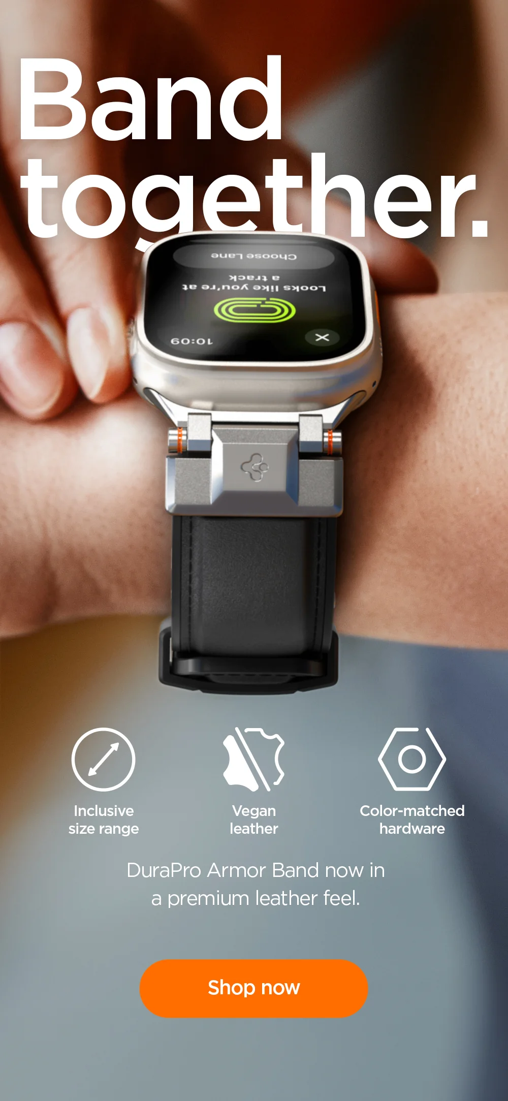 Band together. DuraPro Armor Band now in a premium leather feel. Shop DuraPro Armor Band now.