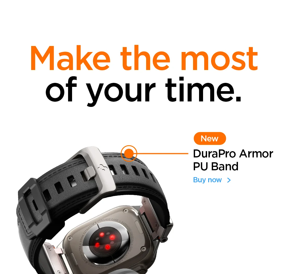 Make the most of your time. Shop watch straps and bands for Apple Watch and Apple Watch Ultra. Shop DuraPro Armor PU Band.