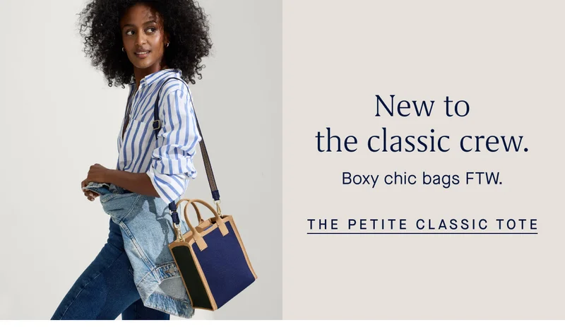 New to the classic crew. Boxy chic bags FTW. THE PETITE CLASSIC TOTE