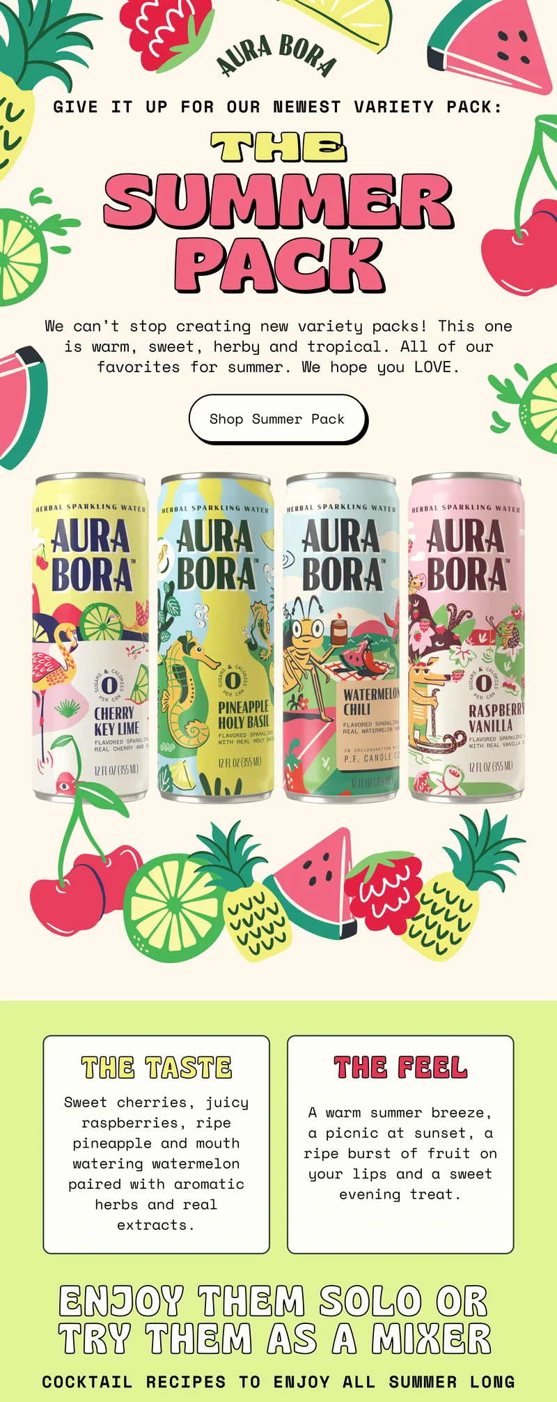 aura bora summer pack