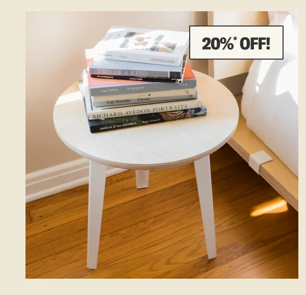Save 20%* on The Side Table