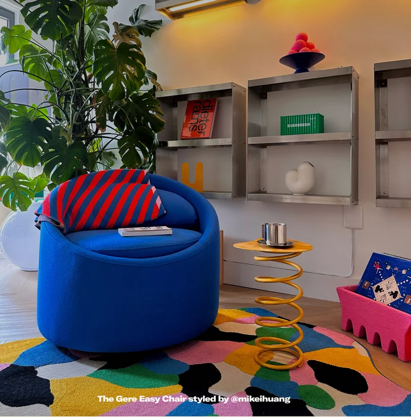 The Gere Easy Chair styled by @mikeihuang