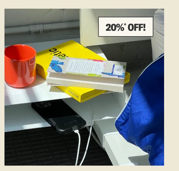 Save 20%* on The Bedside Table Add-On