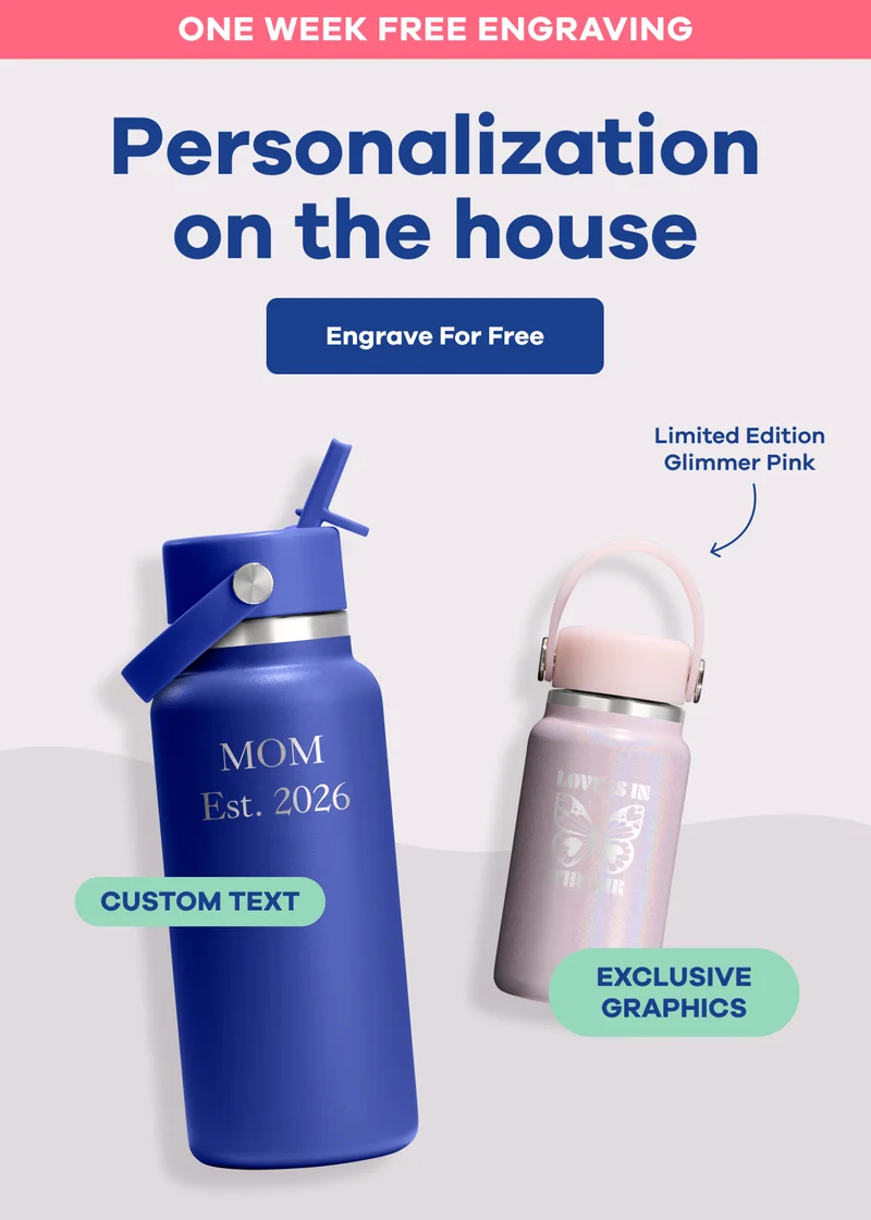 Personalization on the house. CUSTOM TEXT. EXCLUSIVE GRAPHICS. | Engrave For Free