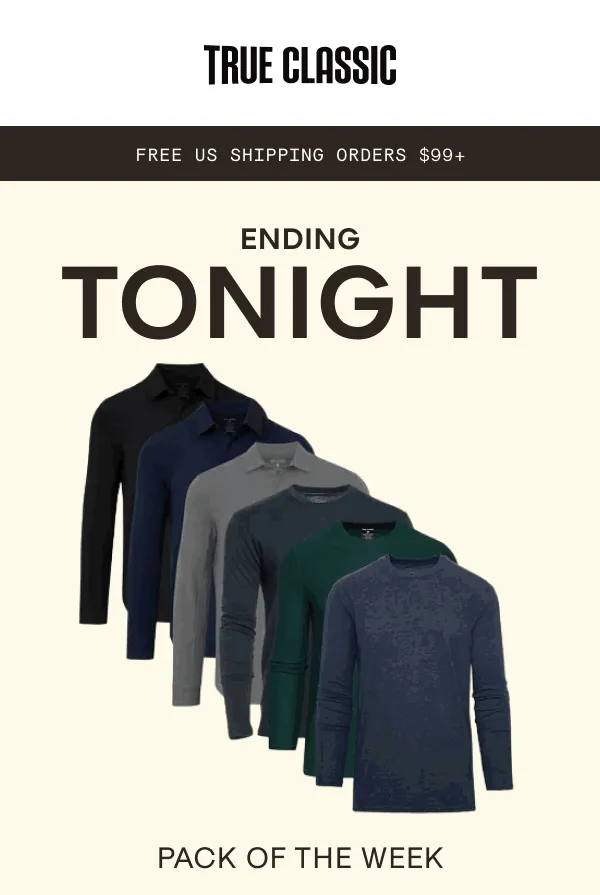Pack of the Week ends tonight!