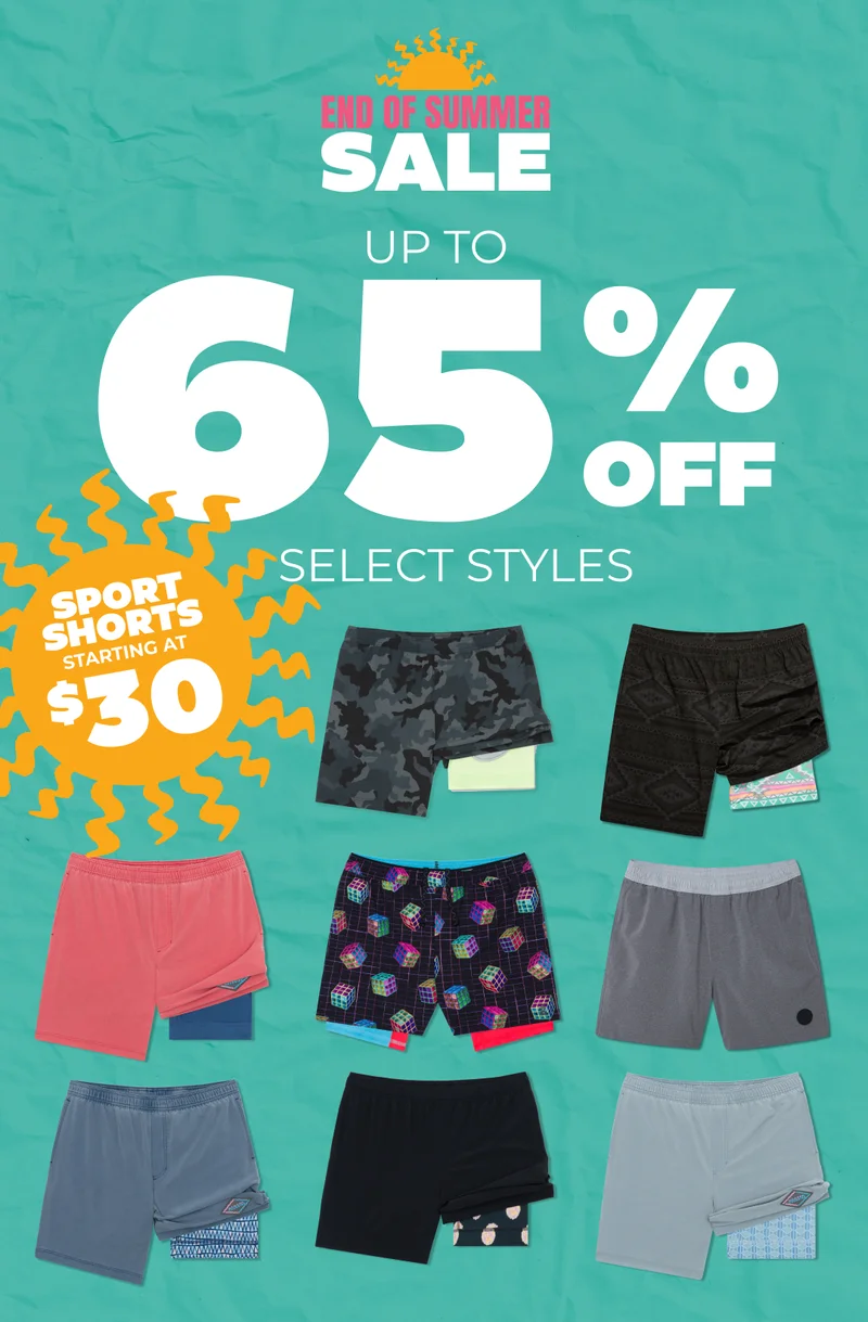 UP TO 65% OFF SELECT SPORT SHORTS