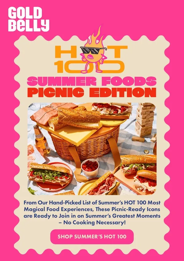 Hot 100 Summer Foods Picnic Edition
