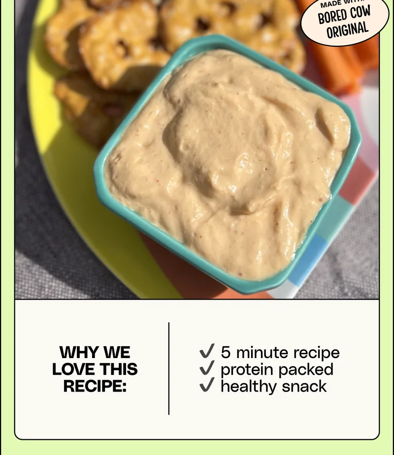 Why we love this recipe: ✔️ 5 minute recipe ✔️ protein packed ✔️ healthy snack