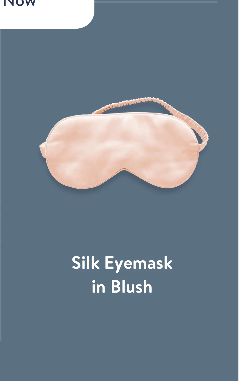 Silk eyemask