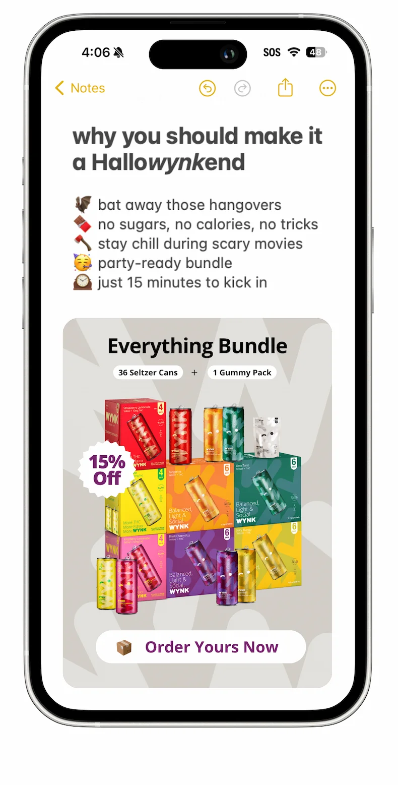 why you should make it a halloWYNKend [Shop Everything Bundle]