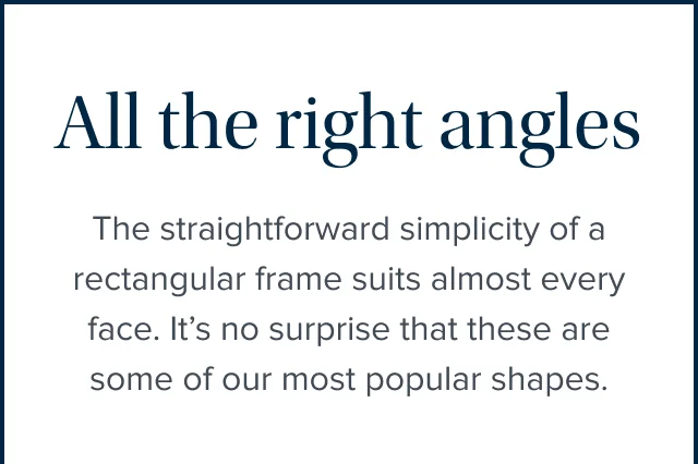 All the right angles All the right angles