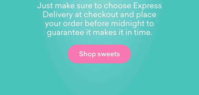 Just make sure to choose Express Delivery at checkout and place your order before midnight to guarantee it makes it in time.