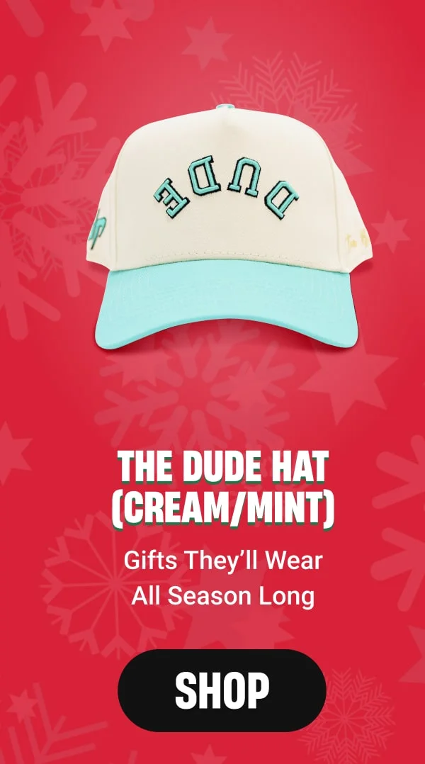 The DUDE Hat (Cream/Mint) | Gifts They’ll Wear All Season Long - SHOP