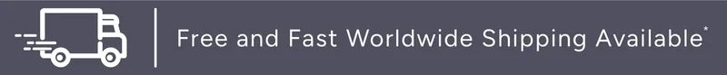 Free and fast worldwide shipping available